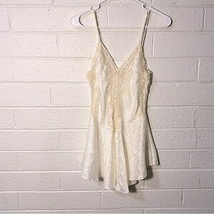 Fantasies by Morgan Taylor Vintage Slip Dress Mini Lingerie Size P ? Lace Unique